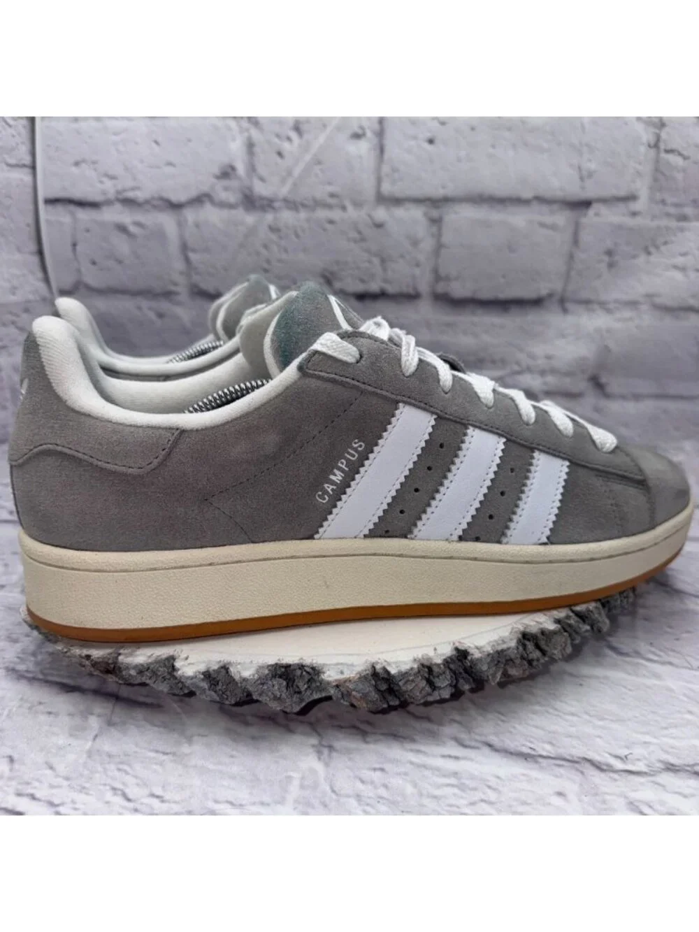 Adidas Campus 00s Grey White Suede Sneakers HQ8707 Mens Shoes Low Top Size 12